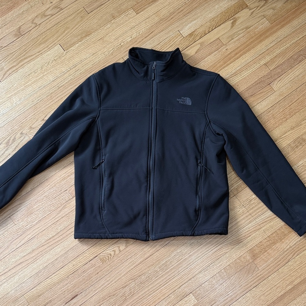 The North Face Men's Black Performance Soft Shell Fleece Jacket